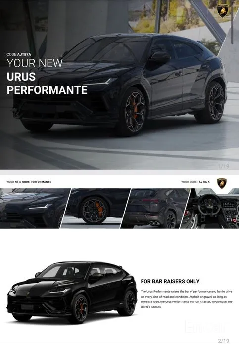 Lamborghini Urus 2018 4.0 V8 Performante