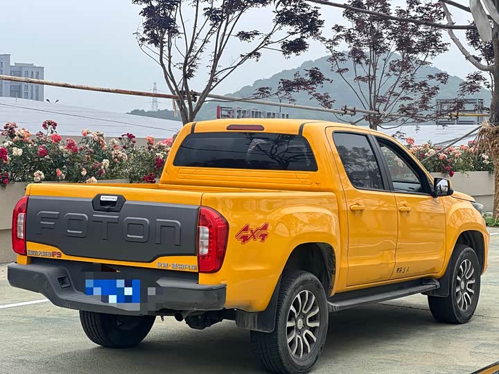 Foton Tunland F9 2022 2022款 2.0T汽油自动四驱旗舰型标箱4G20TI5