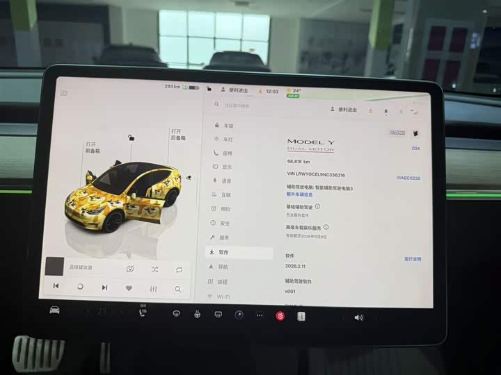 Tesla Model Y 2022 2022款 Performance高性能全轮驱动版
