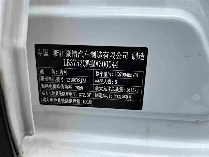 Фото 12 - Geely Geometry EX3